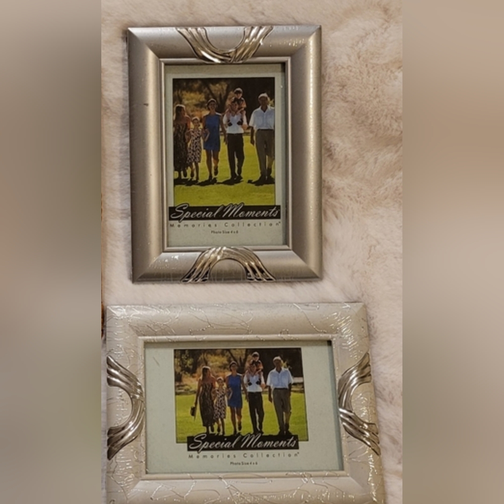 New Special Moments 4 x 6" Picture Frame Bundle Silver